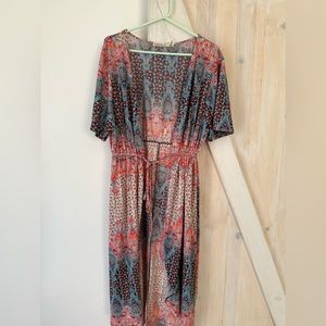 Floral Long Tie Kimono Liberty Love